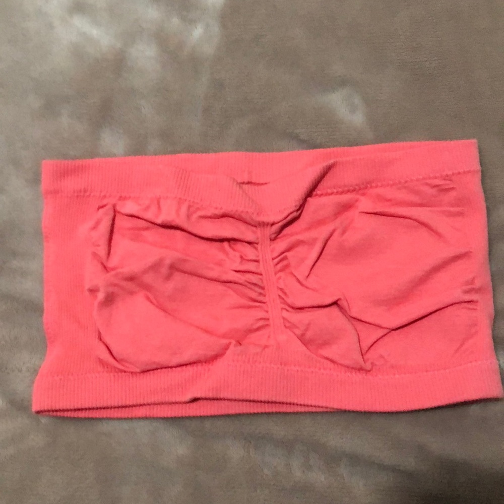 NWOT...Pink/orange stretch bandeau